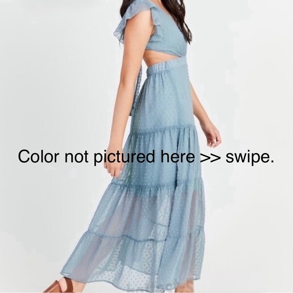 Altar’d State Jenessa Sage Green Maxi Dress - Picture 2 of 5